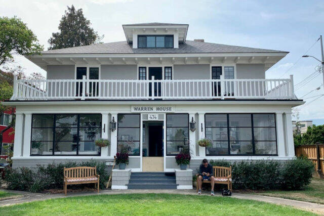 The Warren house was constructed in 1912 originally built for J.J. Warren, President of the Kettle Valley Railway. (Erin Newbery photo)
