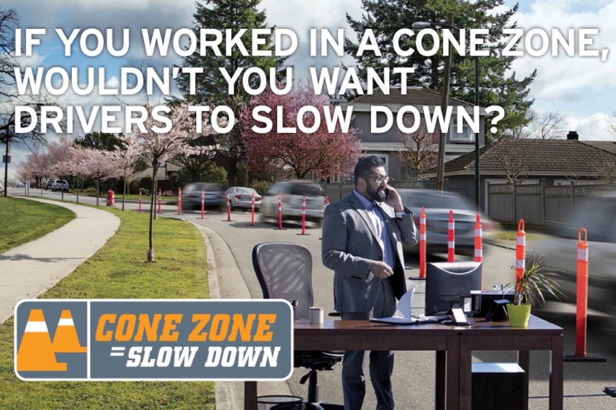 Respect the Cone Zone while driving to keep roadside workers safe The