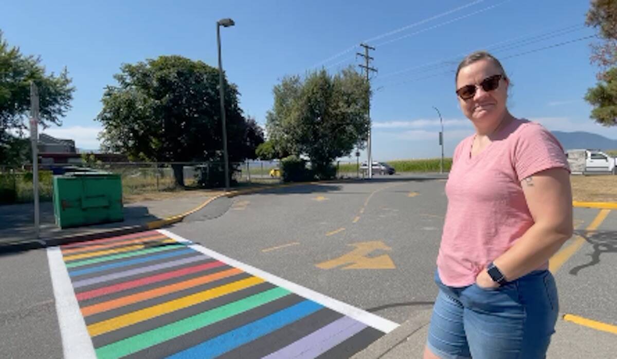 Evans PAC president Jen OConnal in Chilliwack. (Jennifer Feinberg/ Chilliwack Progress)