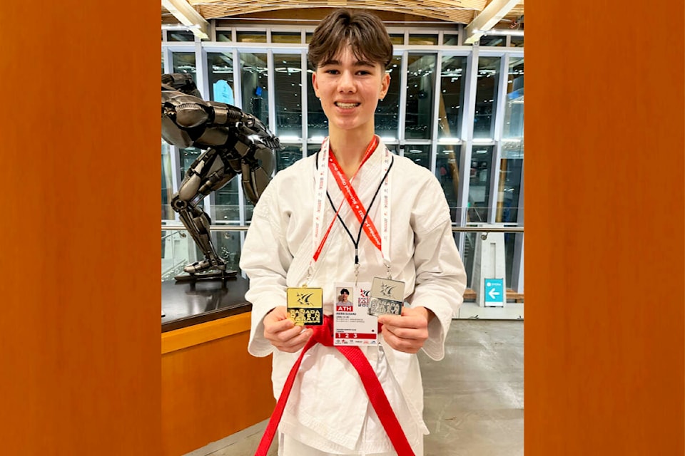 Savona Karate Club member Akira Susanj. (Photo credit: Yoriko Susanj)