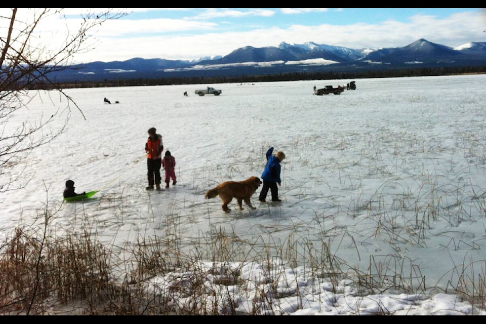 The Clinton and District Outdoor Sportsmen Association’s Ice Fishing Derby usually attracts around 45 participants to Beaver Dam Lake. (Photo credit: Roland Higginbottom)
