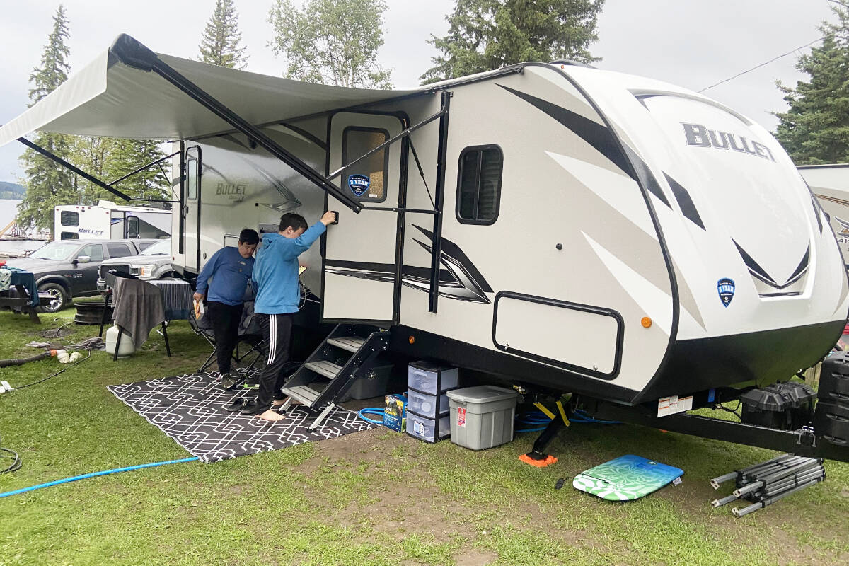 The Moores had a site booked to go on their summer camping vacation at Horse Lake in July with their four sons. (Photo submitted)
