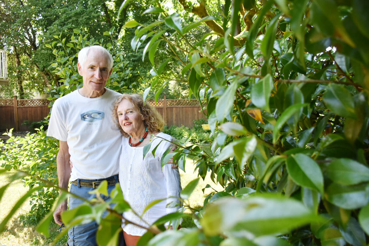 Former MLA Michael Sather, pictured with his wife Annette LeBox, recently made public his diagnosis of aphasia, a rare form of dementia that affects communication. (Colleen Flanagan/The News)