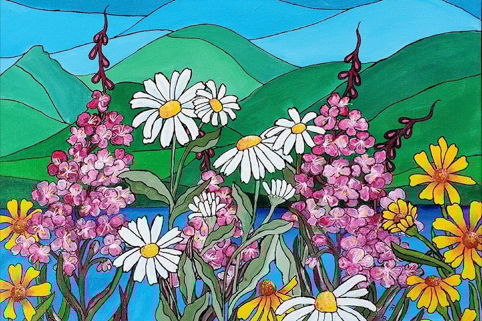 ‘Oh Baby, It’s a Wild World’ by Big Bar Lake’s Jill Philipchuk was part of the art show in 2021. Art lovers can expect more local talent this year. (File photo)