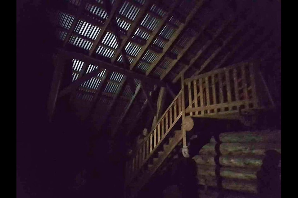 The Clydesdale Barn at the 108 Mile Heritage Site has long been a site of paranormal activity, according to Dave Scott. (108 Mile Ghost Tours photo)