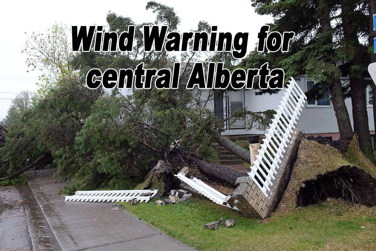 Wind warning in effect for Bashaw and Ponoka areas Bashaw News