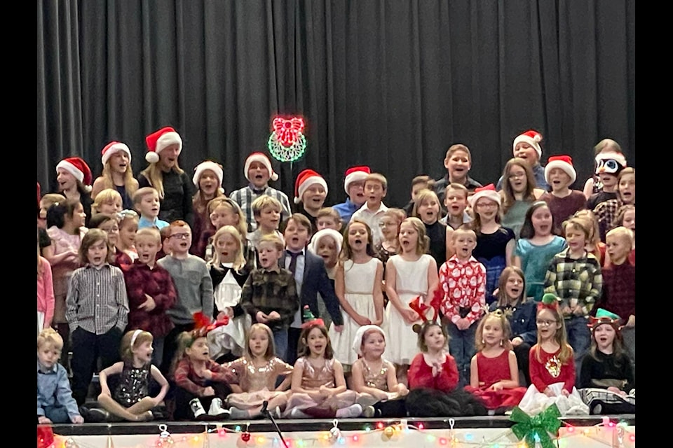 Bashaw School held their Christmas concert on Dec. 15. (Photos submitted)