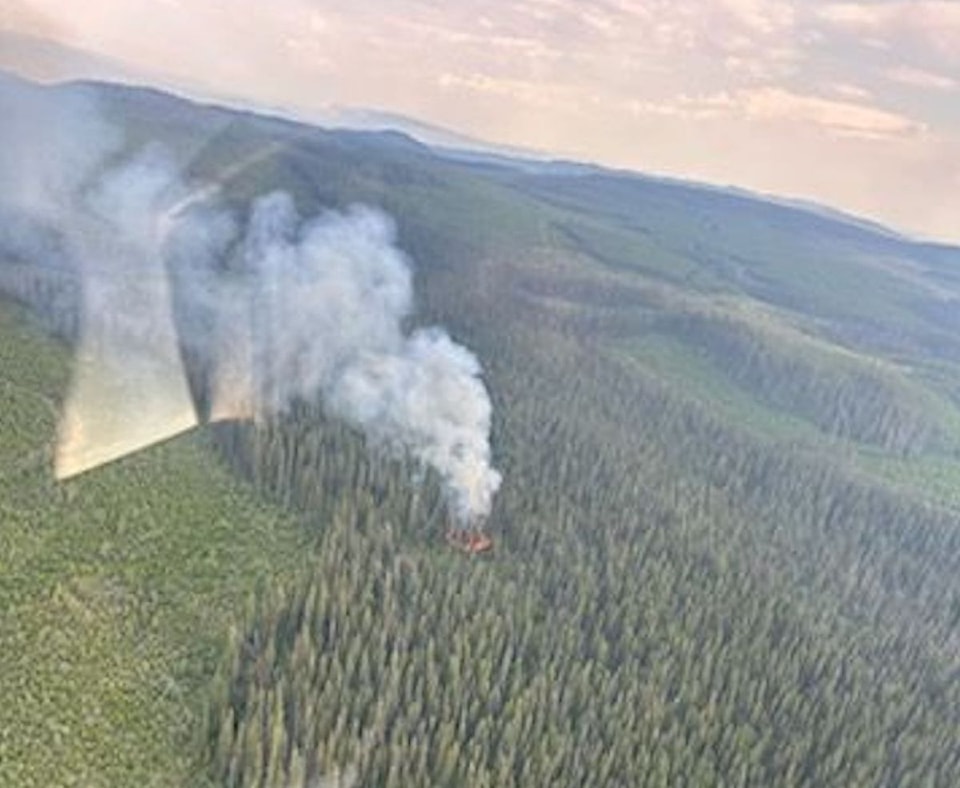 Crews battle two out of control wildfires near Burns Lake