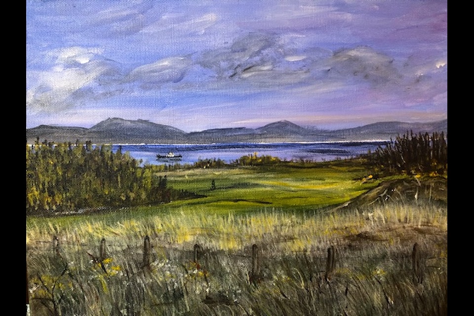 Leona Peden's  artwork 'View from Brown Road'