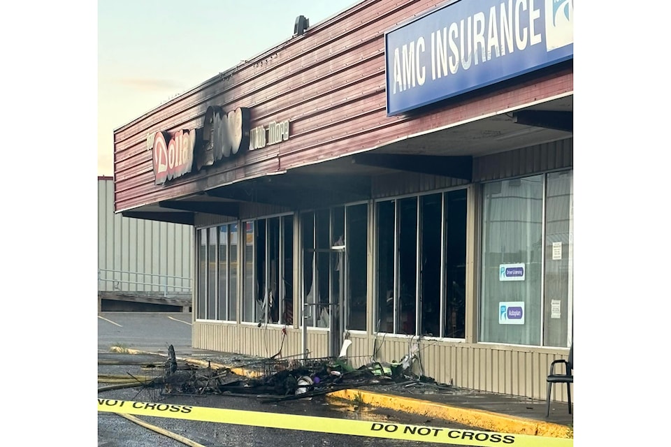 The Dollar Store in  Lake caught fire sometime late on July 29 or early on July 30, 2025.