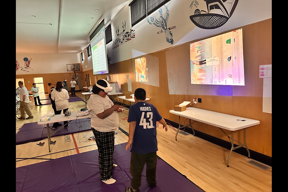 Lake Babine Nation elementary students enjoyed a virtual-reality game day at the Margaret Patrick Memorial Centre in Woyenne on May 22, 2025. Prior to the day, a committee of students learned to build high-end gaming computers, with two being built. The committee then made these computers available to a larger group for learning and play during game day. The Nation's education department is considering including VR in their curriculum to enhance the learning experience and motivate students.