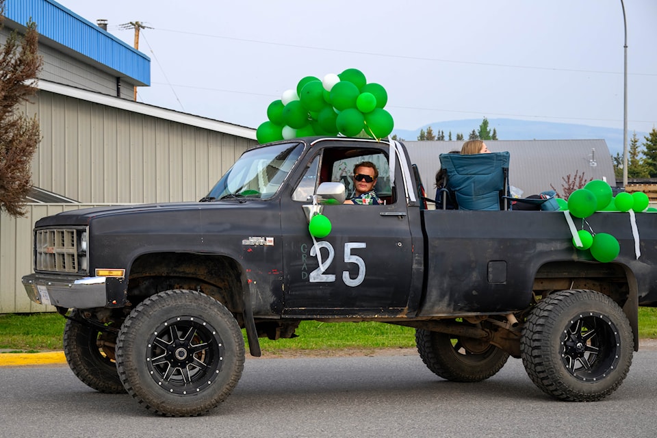 The graduates at Lakes District Secondary School kicked off the graduation weekend on Thursday, June 12 by having a parade around town. Graduation took place June 13 and 14. Grad special section will be in the June 25 issue - stay tuned.