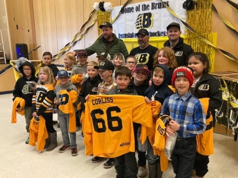 Burns Lake Minor Hockey held their awards night on April 29. Jayden Green, Jaydon Sensenig, Antheia Gibson, Josh Smith, Shawna Abietkoff all received awards from BLMH president Brad Abietkoff.