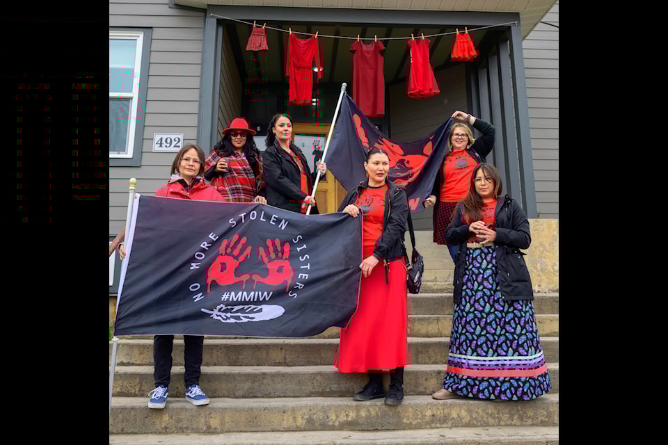 Carrier Sekani Family Services held a small event on May 5 at 11 am for the Red Dress Day. It takes place annually on May 5, the National Day of Awareness for Missing and Murdered Indigenous Women, Girls and Two-Spirit People. It dates back 15 years and was inspired by a public art installation in Winnipeg by Metis artist Jaime Black. The red dresses were displayed to represent MMIWG.