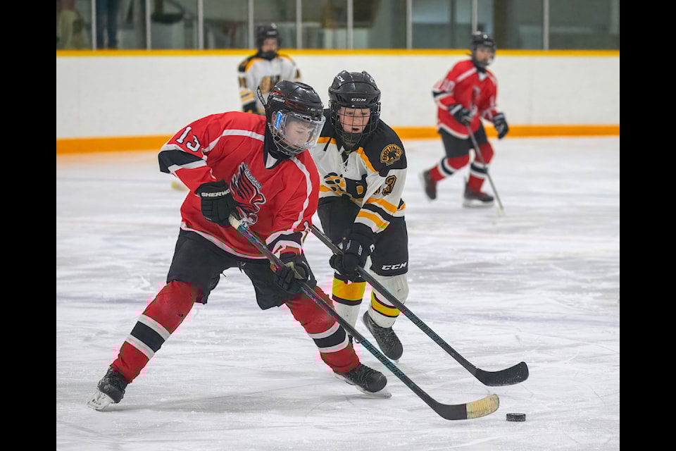The start of the new year saw  Lake Minor Hockey games between  Lake’s U13 team and its counterpart from Fraser Lake.
