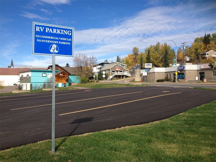 Beautiful new RV parking