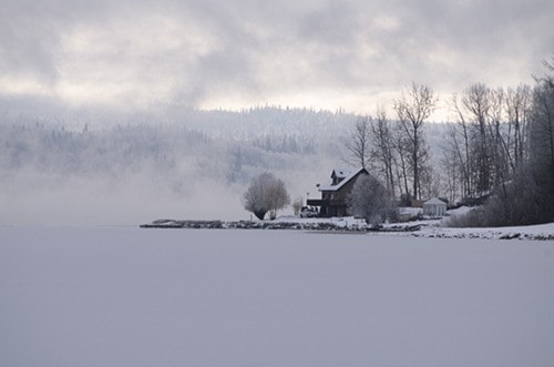 Winter freeze makes brief weekend visit