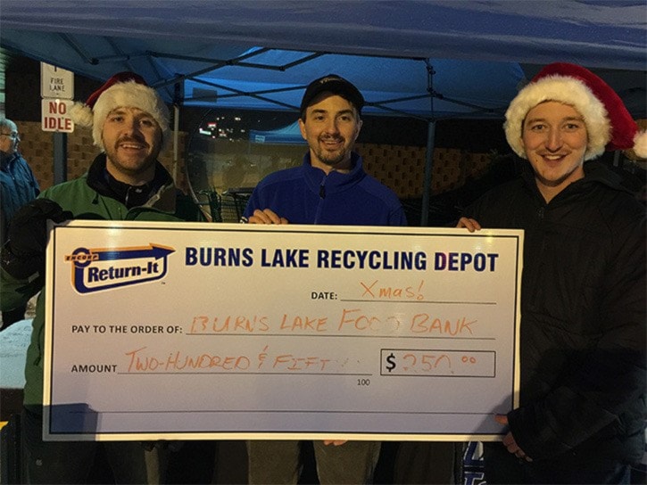 Burns Lake Recycle donates