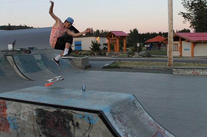 Summertime skateboarding