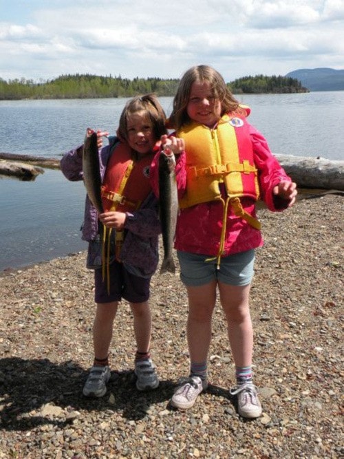 Fishing girls