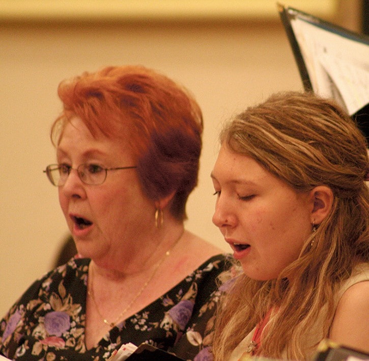 Community choir belts out a tune