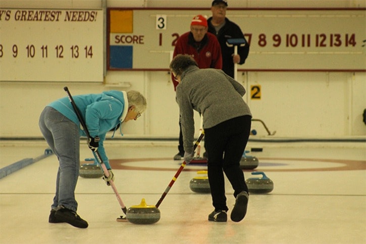 Curling wraps up with funspiel
