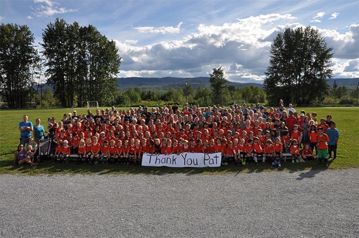 Pat Brochez honoured in burns lake