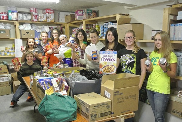 Students fight hunger halloween