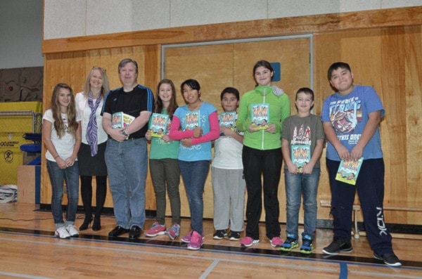 Young authors now in school library