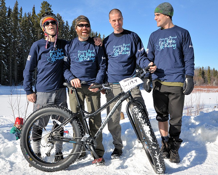 Fat bike relay racing Burns Lake Lakes District News
