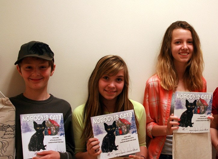 Local book ‘Nobody’s Cats’ art contest winners