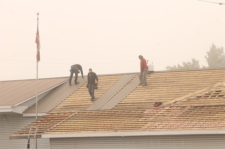 Legion’s roof repaired