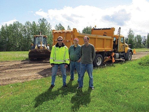 Lakes District Maintenance donate staff time and equipment to a