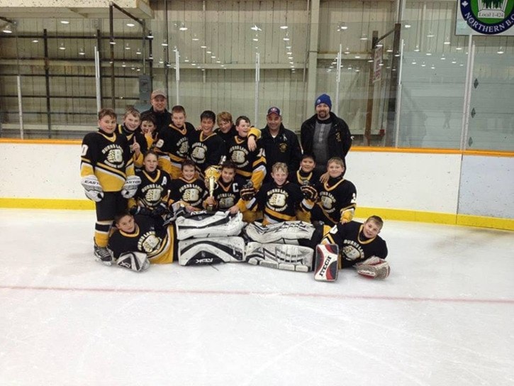 Pee Wee Bruins win Fraser Lake tourney