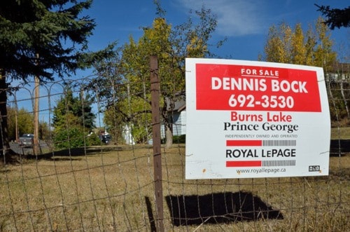 Property sales down in the Burns Lake area