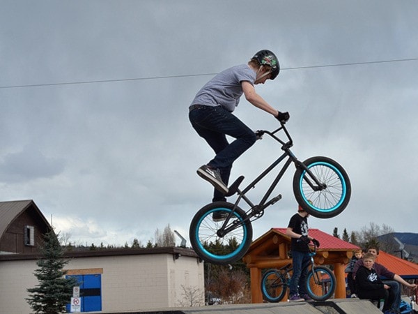 Bike riders get air time