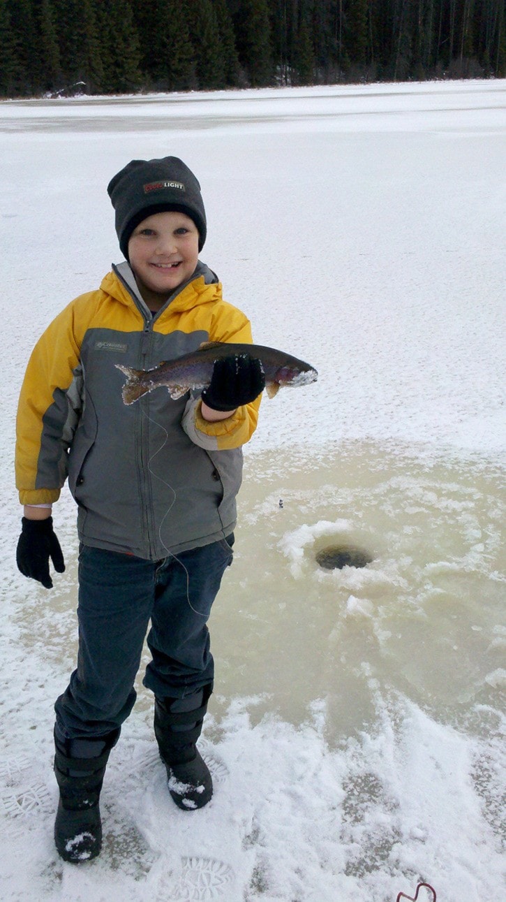 Ice fisherman