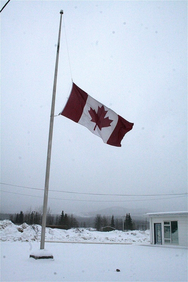 Remembrance memorial schedule for Babine Forest Products