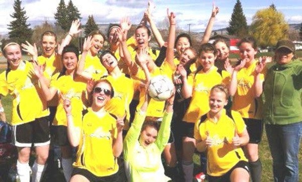 LDSS girls travelling soccer team