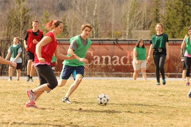 Time for outdoor soccer at LDSS