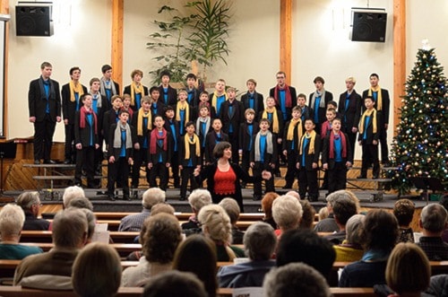 BC Boys Choir in Burns Lake