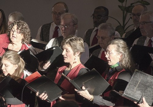 Choir ushers in the christmas season