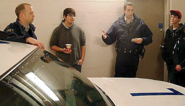 Mock up of an impaired driver