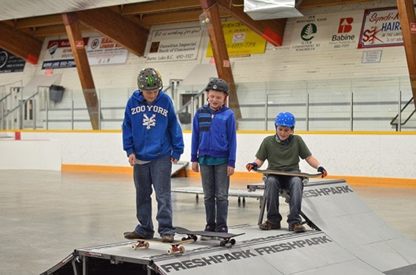 Indoor skateboard park