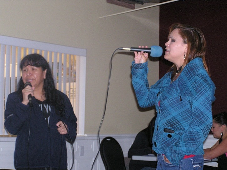 Karaoke night at the legion