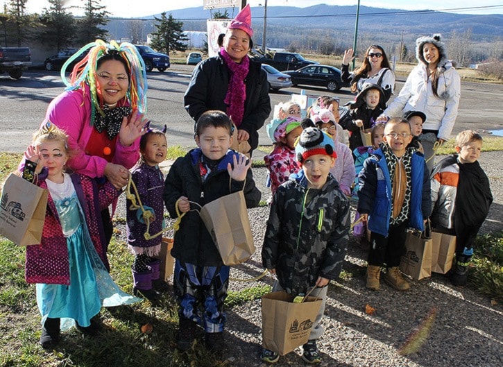 Halloween fun filled day of trick or treating