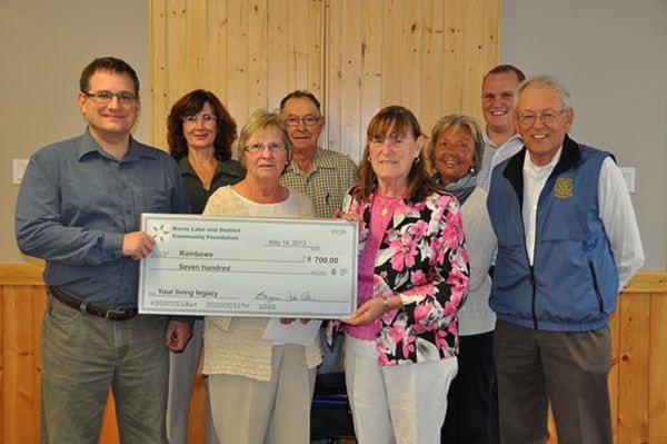 Rainbows support in burns lake