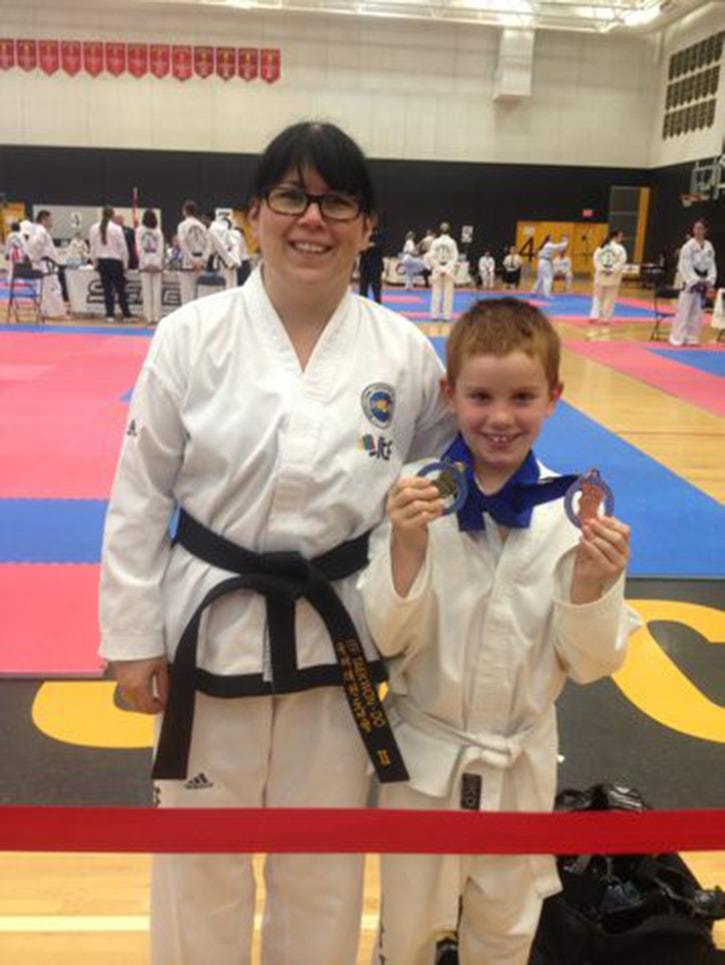 White belt gets gold and bronze