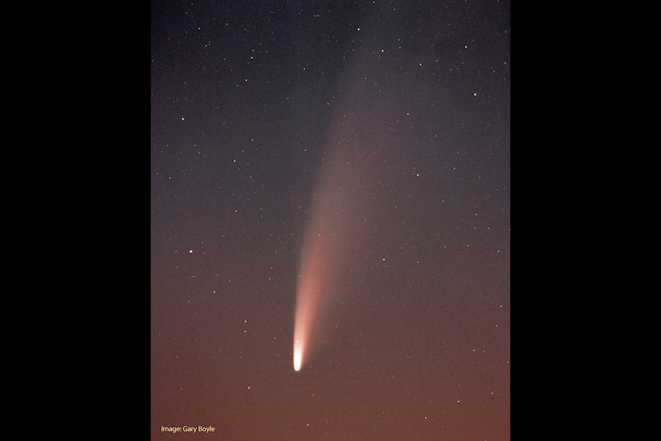 Comet Neowise is a once-in-a-decade comet says Boyle. (Submitted/Lakes District News)