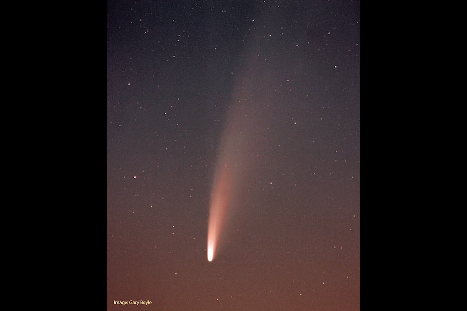 Comet Neowise is a once-in-a-decade comet says Boyle. (Submitted/Lakes District )